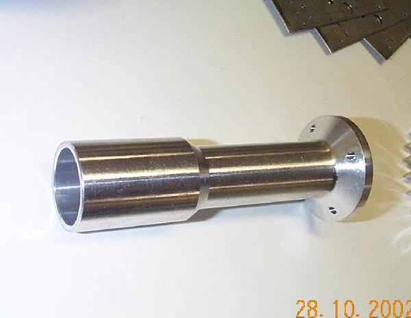 Akseliputki valmiina
